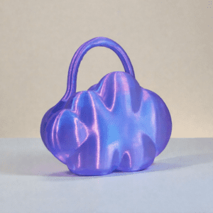 Bolso Rígido Diseño Nube – Cartera Pequeña Elegante o Decorativa